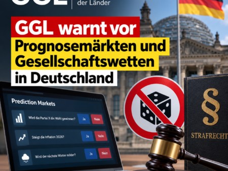 GGL warnt vor Prognosemärkten und Gesellschaftswetten in Deutschland